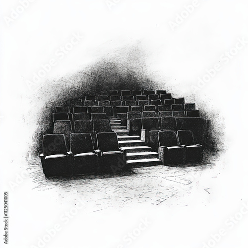 Movie Theater Silhouette, B...