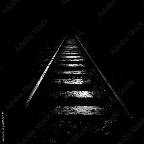 Railway Track Isolated