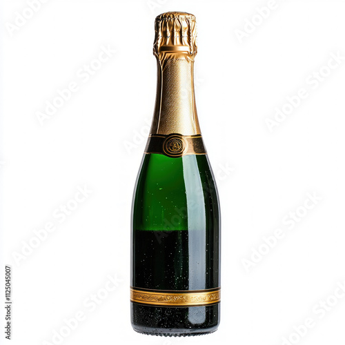 Champagne Bottle Open Isolated