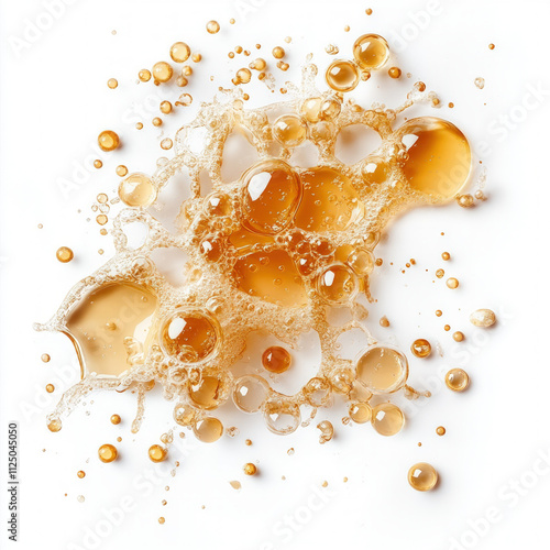 Champagne Bubbles Isolated