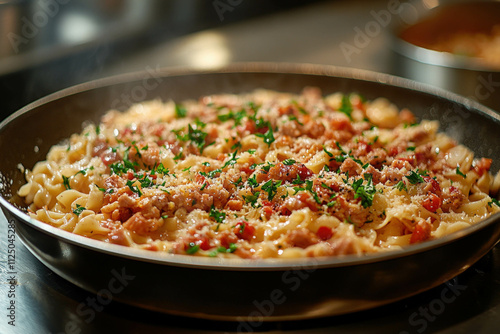 Chef Cooking Pasta