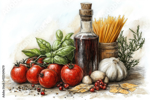 Pasta Drawing