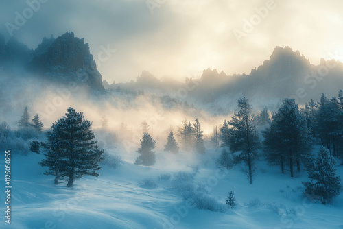 Rocky Mountain, National Park In Winter