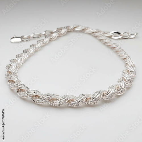Silver Chain Isolated