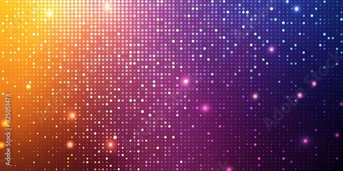 Wallpaper Mural Chromatic Dot Matrix Glowing Gradient Abstract Torontodigital.ca