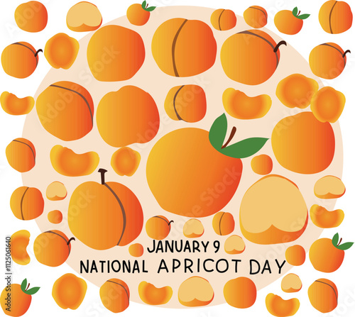 National Apricot Day is celebrated every year on 9 january.