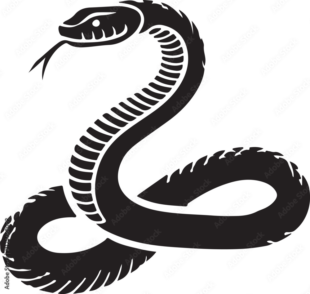 Fototapeta premium snake illustration