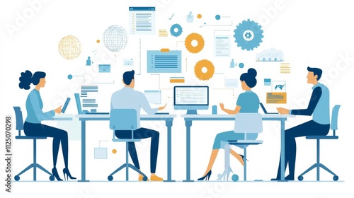 Teamwork Makes the Dream Work - Office Collaboration