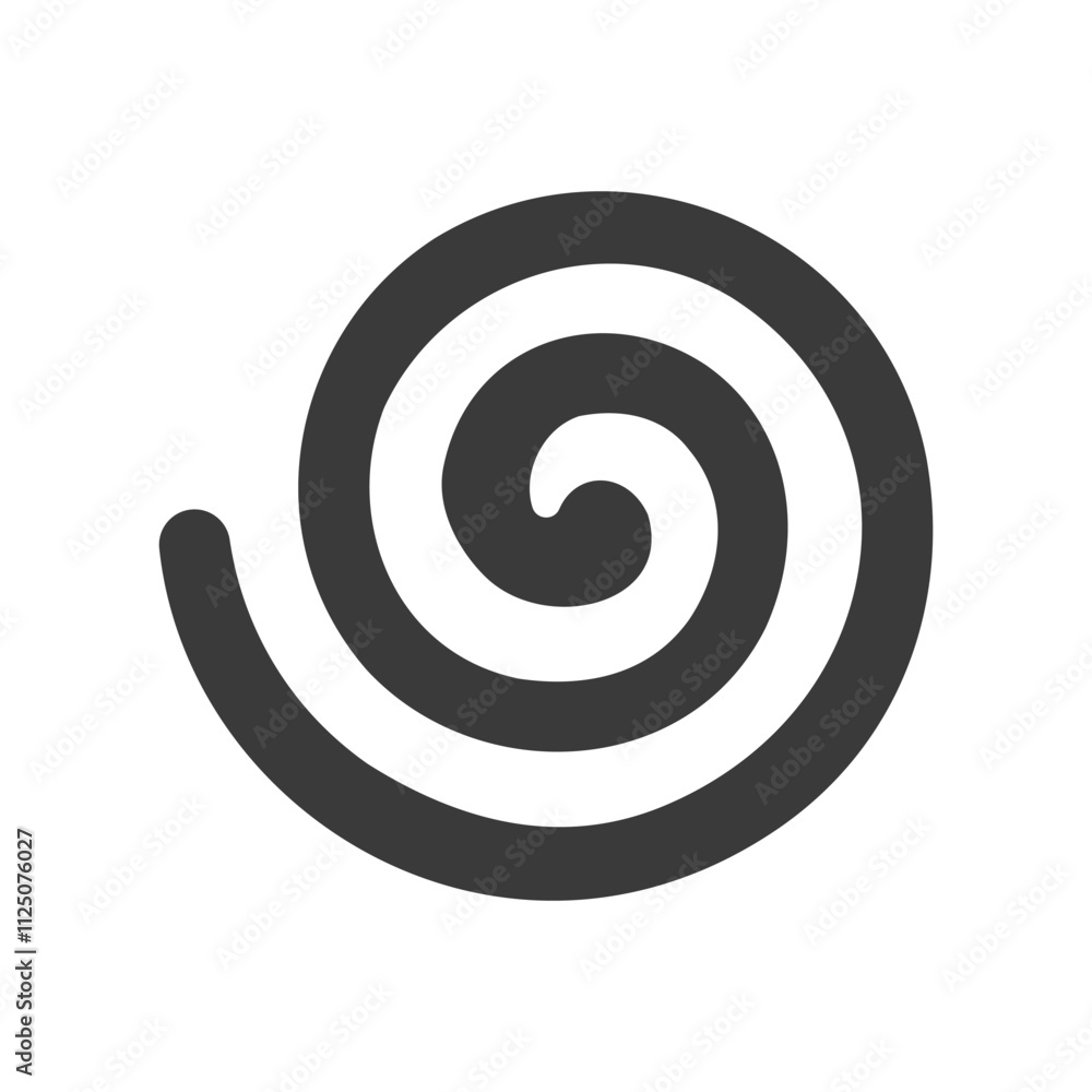Whirl glyph icon isolated on white background.Vector illustration Whirl glyph icon isolated on white background.Vector illustration