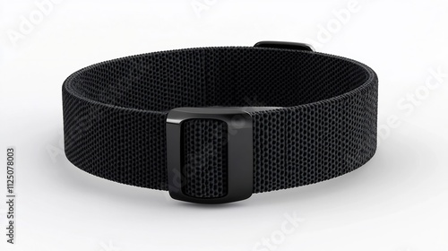 Digital Wristband with Health Tracking Features Isolated on White Background 3D