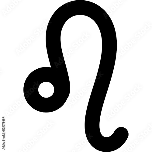 Zodiac sign. Leo symbol icon