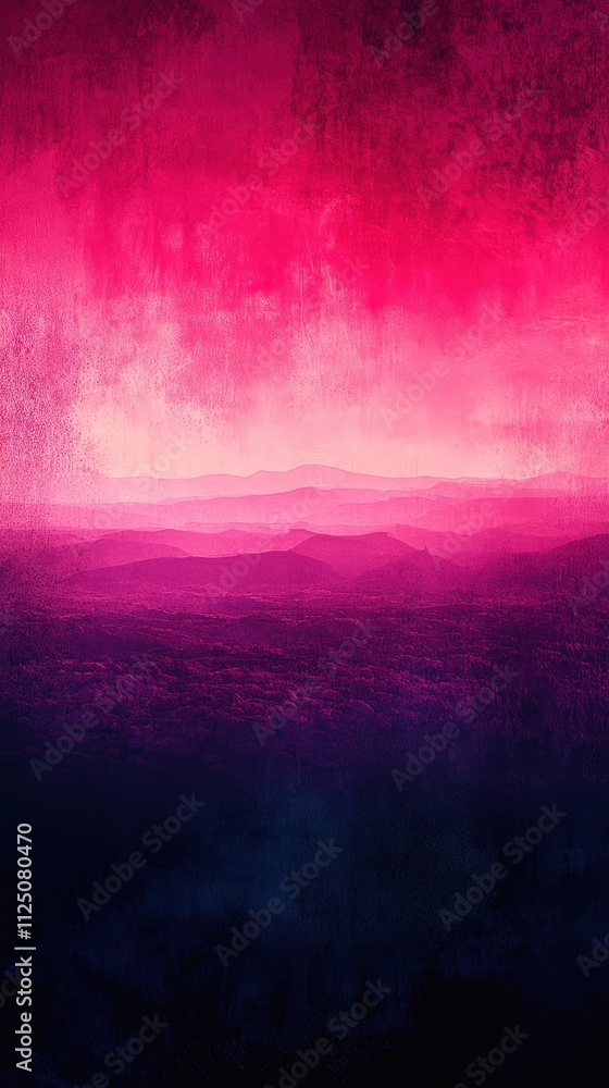 Vibrant Abstract Landscape with Gradient Colors and Textures Vibrant Abstract Landscape with Gradient Colors and Textures