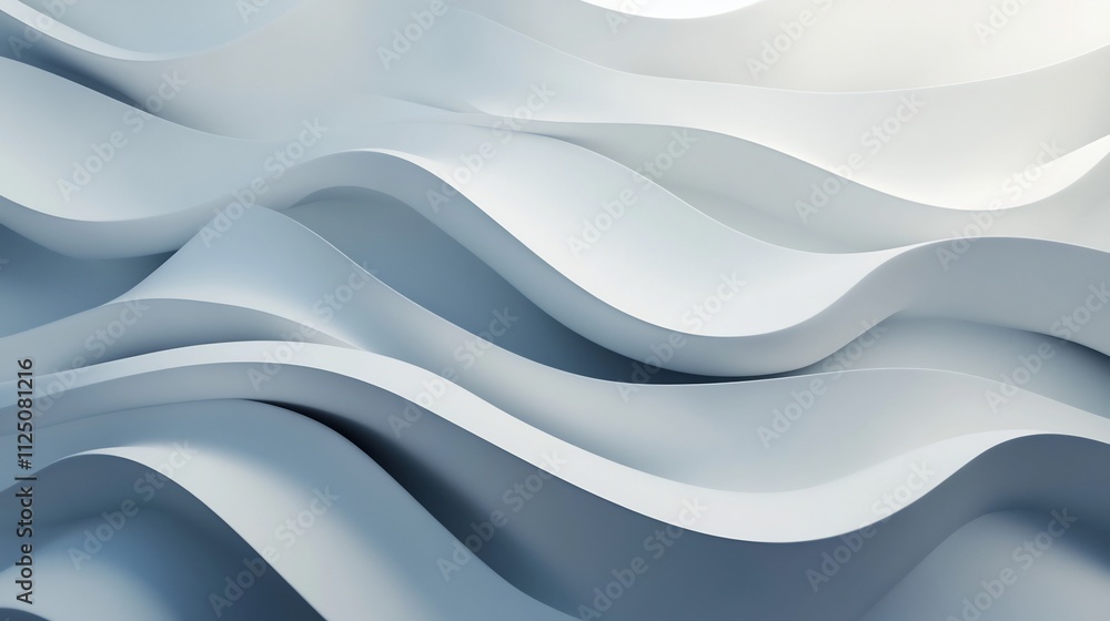 Mesmerizing 3D Abstract Geometric Shapes Combining Smooth Curves and Sharp Edges in Monochrome Tones Mesmerizing 3D Abstract Geometric Shapes Combining Smooth Curves and Sharp Edges in Monochrome Tones