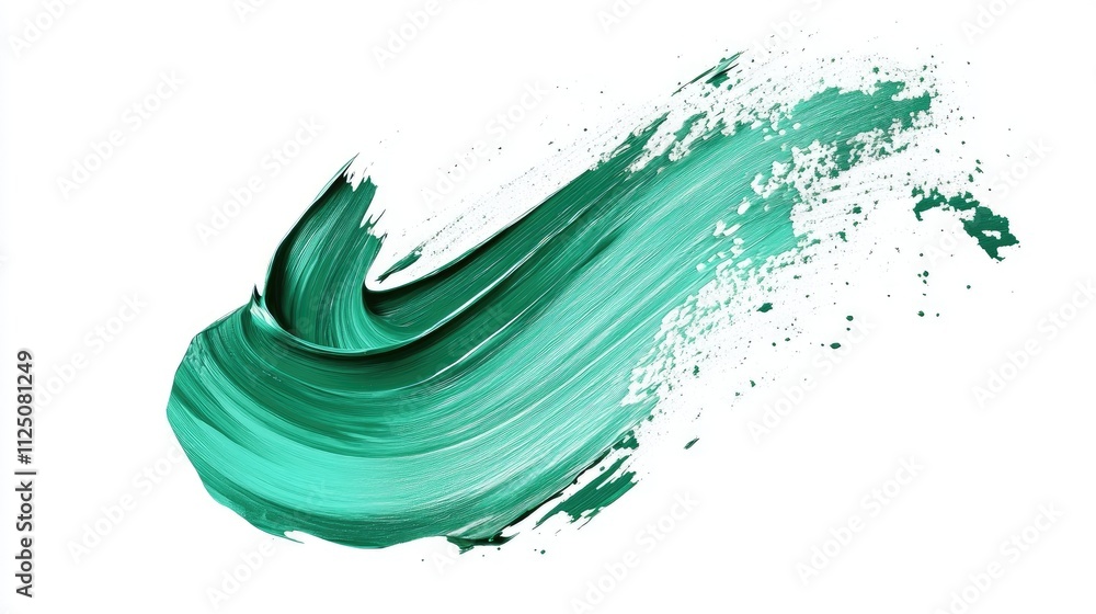 A vibrant teal paint stroke gracefully sweeping across a white background, showcasing a modern artistic touch. A vibrant teal paint stroke gracefully sweeping across a white background, showcasing a modern artistic touch.