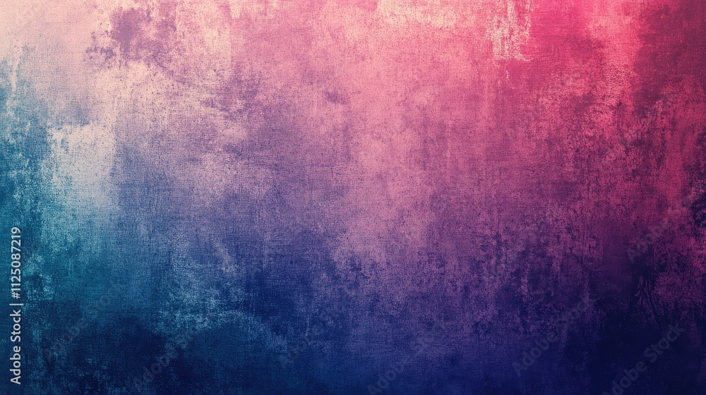 Fototapeta premium A vibrant gradient texture featuring hues of pink, purple, and blue, creating a dreamy and artistic background.