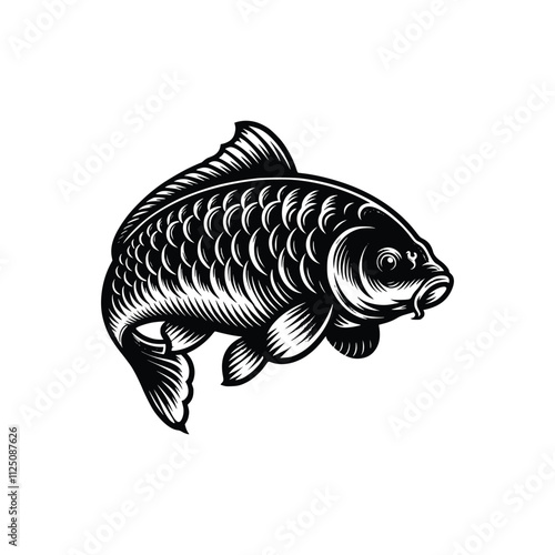 Carp Fish Vector art