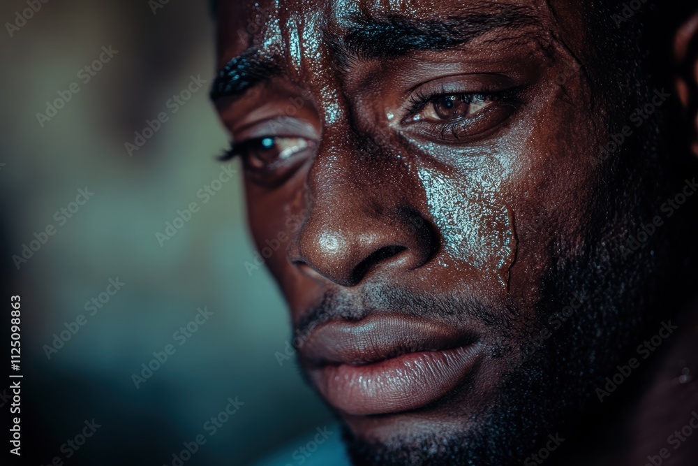 Man in distress receiving emotional support during a difficult moment Man in distress receiving emotional support during a difficult moment