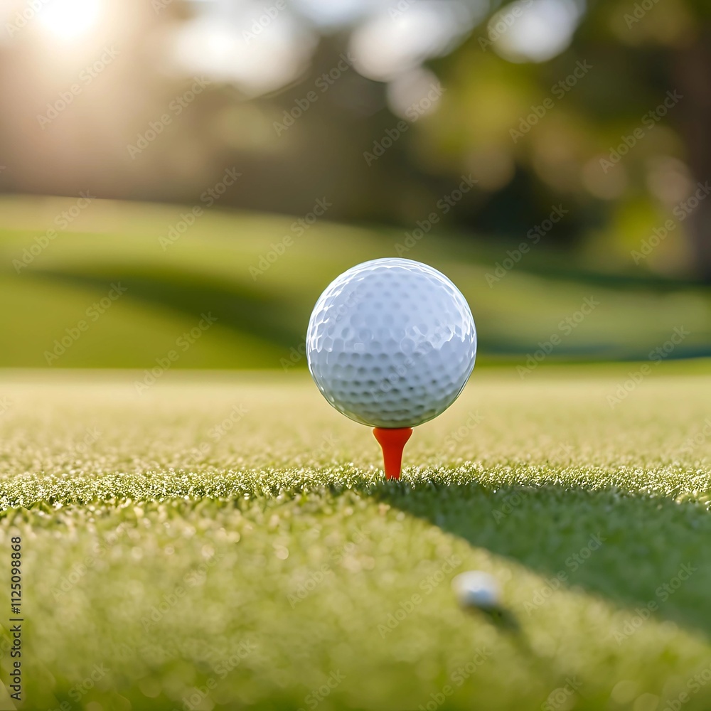 A golf ball is a special ball designed to be used in the game of golf. A golf ball is a special ball designed to be used in the game of golf.