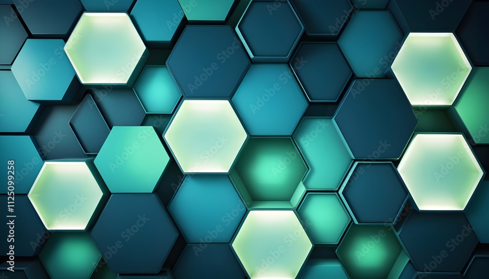 abstract background with hexagons abstract background with hexagons