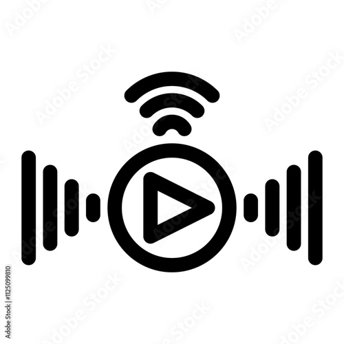 Streaming video icon