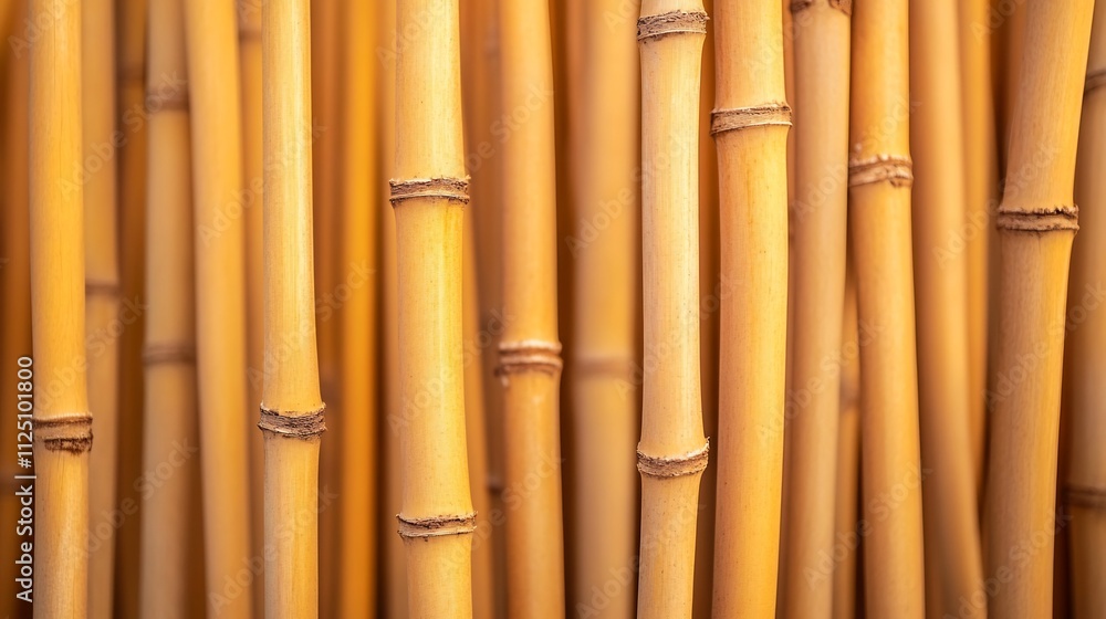 Close-Up View of Sugarcane Stalks in a Field with a Sunset Backdrop Close-Up View of Sugarcane Stalks in a Field with a Sunset Backdrop