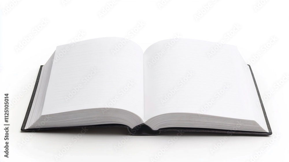 Blank Open Calendar Book Mockup on Plain White Background 3D Blank Open Calendar Book Mockup on Plain White Background 3D
