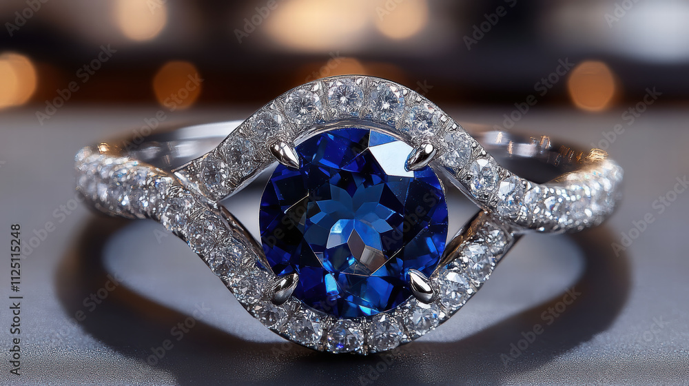 stunning sapphire engagement ring featuring large blue gemstone surrounded by sparkling diamonds, showcasing elegance and luxury. Perfect for special occasions stunning sapphire engagement ring featuring large blue gemstone surrounded by sparkling diamonds, showcasing elegance and luxury. Perfect for special occasions