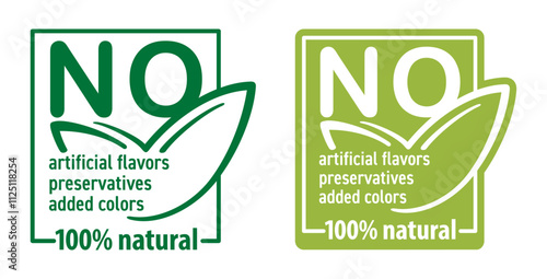 All-in-one label for organic certified food products. rectangle shape