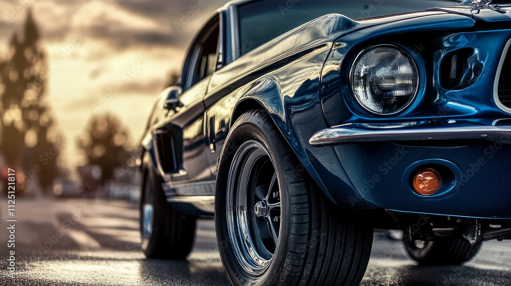 Fototapeta premium Keep your car running smoothly with quality oil and regular maintenance.