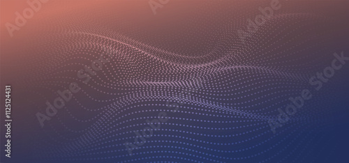 peach fuzz abstract background, digital technology speed connect, cyber nano information,  communication, innovation future tech data, internet network connection, Ai big data, line dot illustration