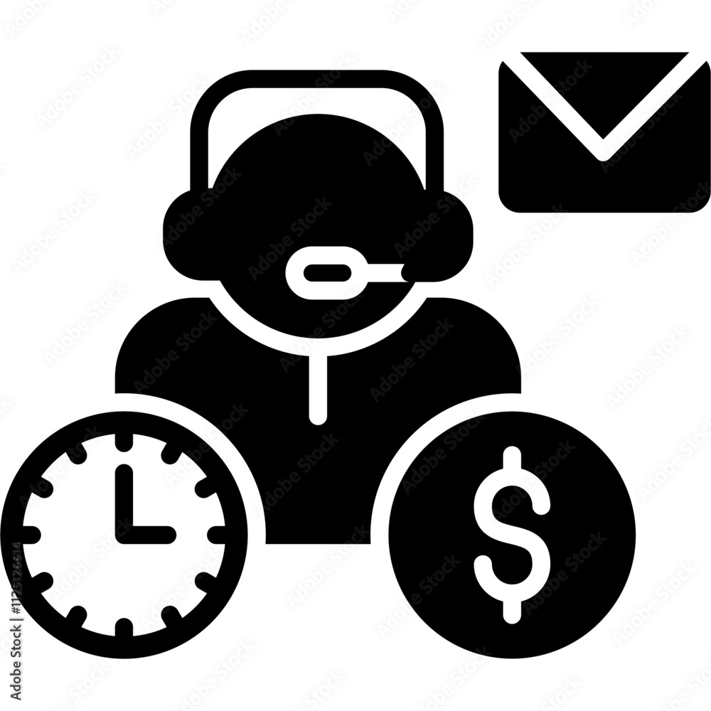 Virtual Assistant Icon Virtual Assistant Icon