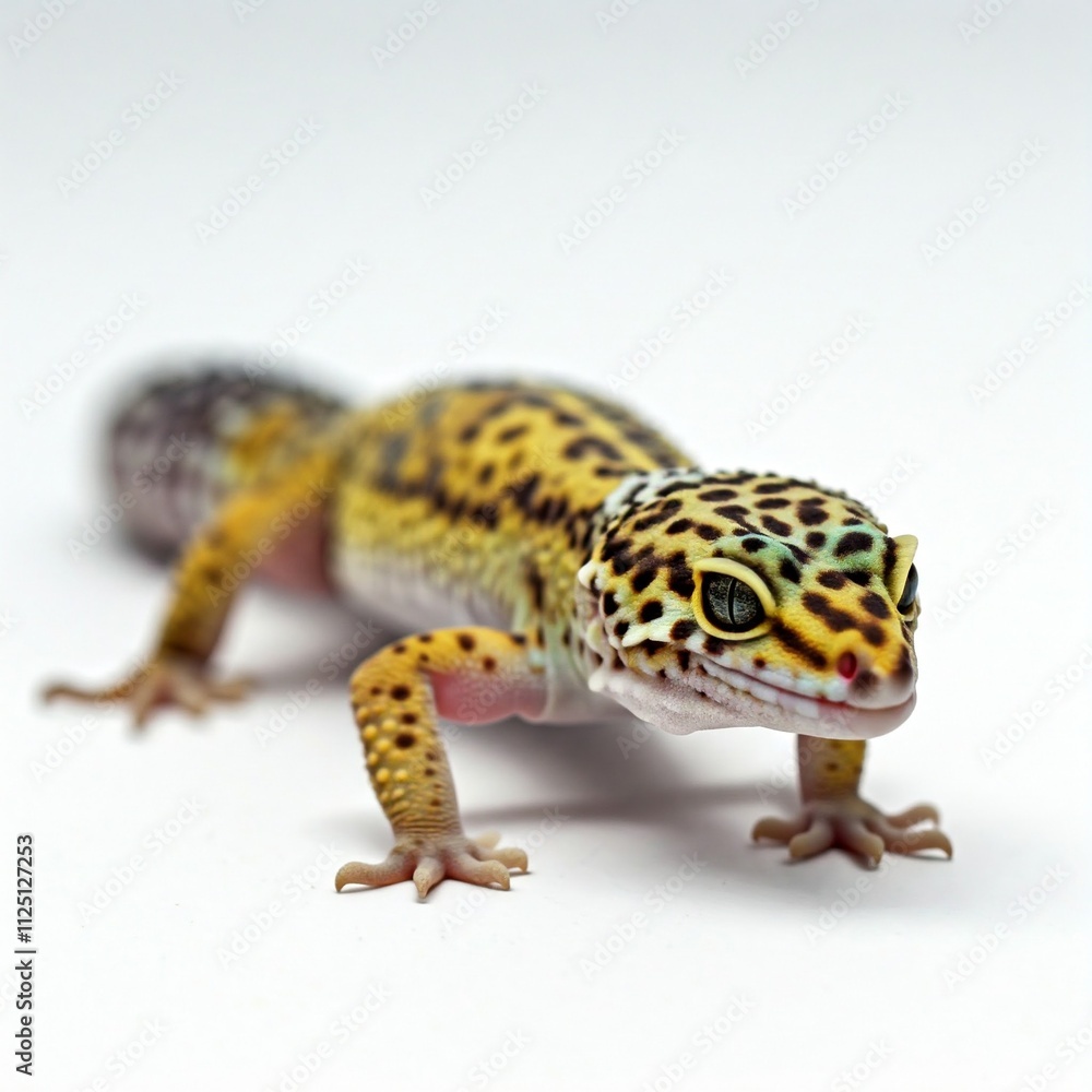 gecko on white gecko on white