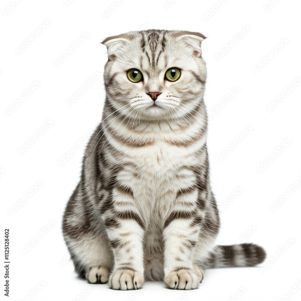 Fototapeta premium british cat isolated on white