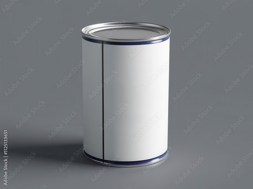 Isolated paint can with a blank label, perfect for showcasing color options or branding in marketing materials. Isolated paint can with a blank label, perfect for showcasing color options or branding in marketing materials.
