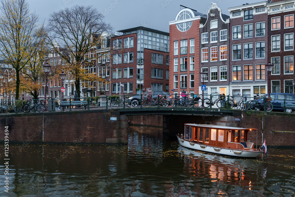 Obraz premium Herbstzeit in amsterdam