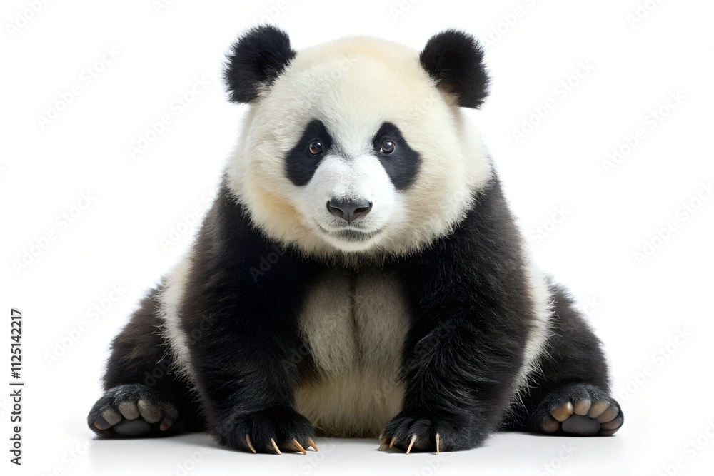 Fototapeta premium Panda on white background
