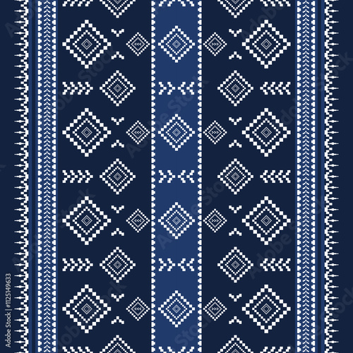 Geometric ethnic pattern color background. traditional style. for wallpaper, home decor, fabric, clothing. embroidery style.