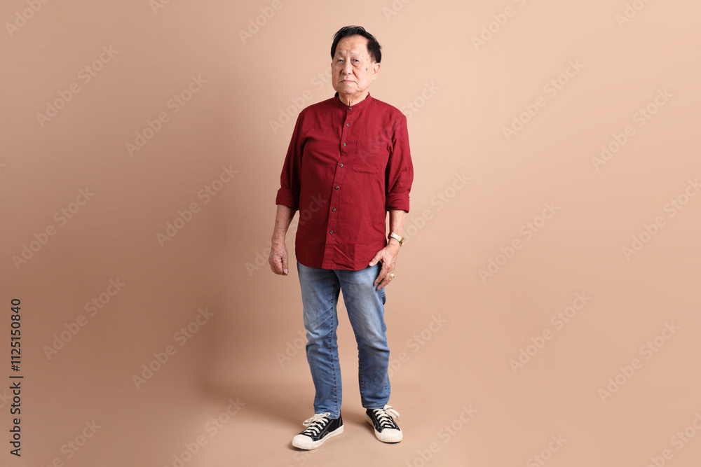 Fototapeta premium Senior East Asian Man