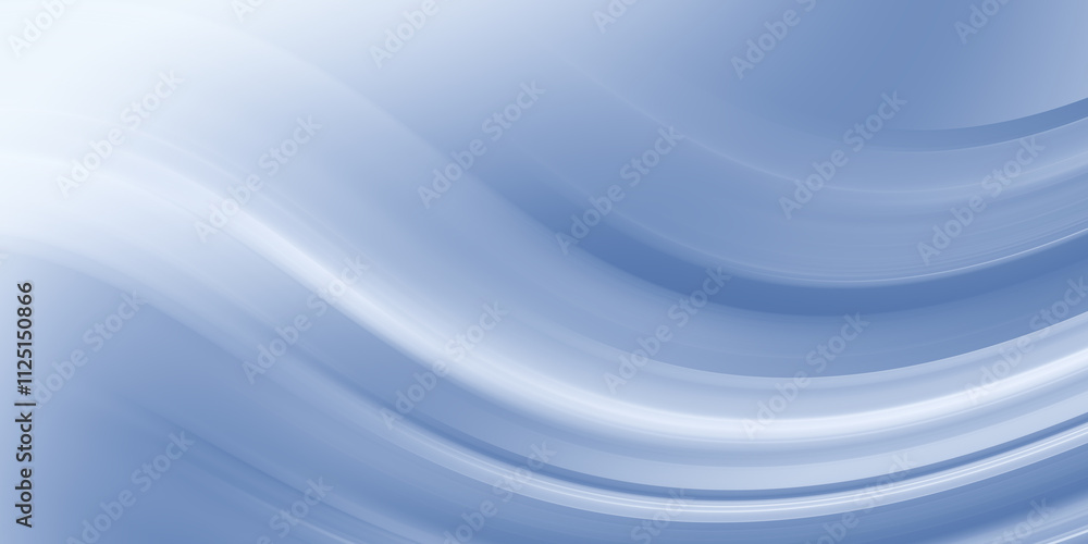 Naklejka premium Simple blue background . Flat blue gradation . wavy background