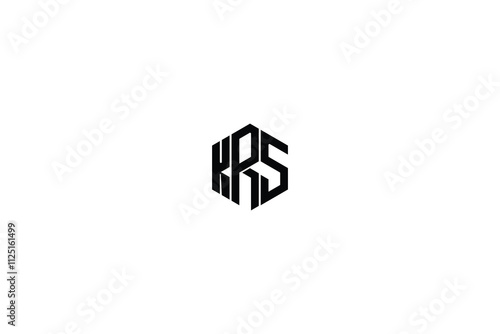 Free Download Monogram Letter KRS or SRK Modern Initial Logo Design Linked Circle Vector Illustration	 - GFXLoad