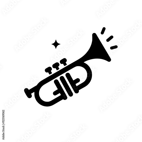 trumpet vector