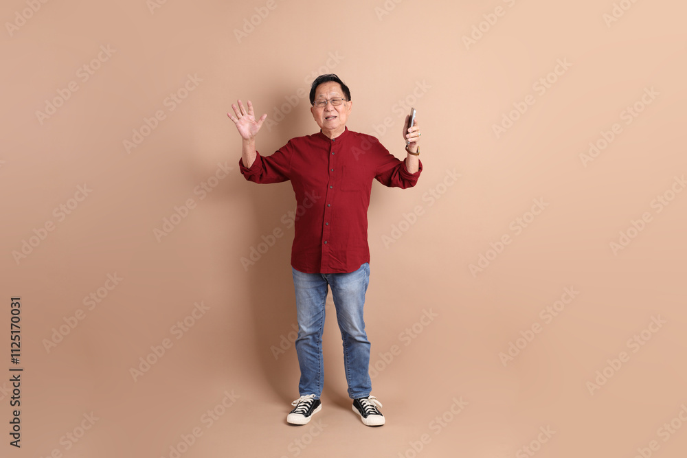 Fototapeta premium Senior East Asian Man