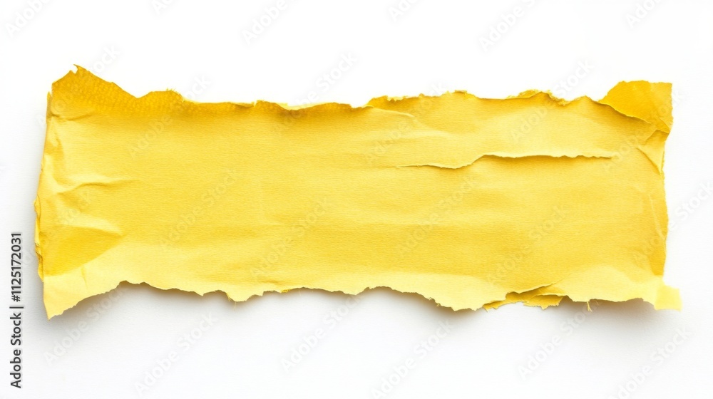 Torn Yellow Paper Graphic Element for Design Torn Yellow Paper Graphic Element for Design