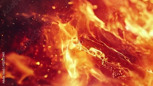 Wallpaper Mural Beautiful texture bright hot fire for design natural abstract background Torontodigital.ca