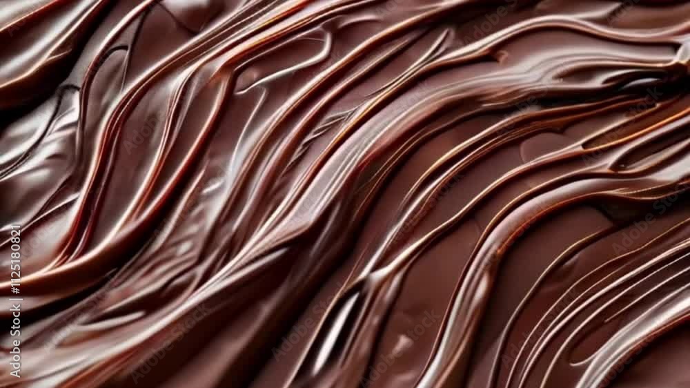 Beautiful tasty liquid chocolate on the wave abstract dark background Beautiful tasty liquid chocolate on the wave abstract dark background