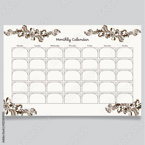 Budget planner template . Beautiful budget planner design template