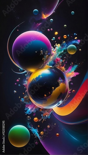 background with space