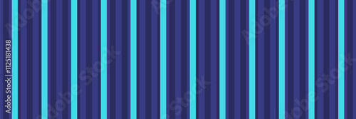 French background seamless textile, messy texture vertical stripe. Individuality pattern fabric vector lines in blue and cyan colors.