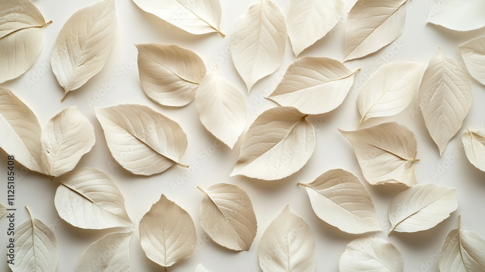 Geometric shapes emerge from leaf patterns on a white wall, adding style to home decor and interior design. Geometric shapes emerge from leaf patterns on a white wall, adding style to home decor and interior design.