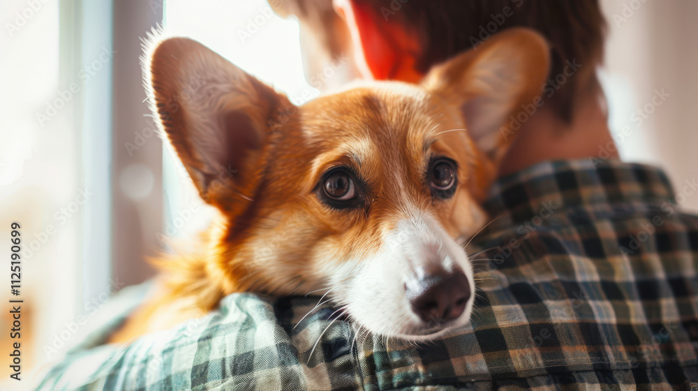 cute corgi looking into the camera cute corgi looking into the camera